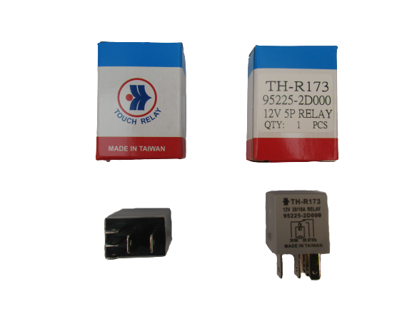 Era / Blue / Atos / Elantra / Getz / Starex Güç Rolesi 12V ( 5 Pin 20A Gri )