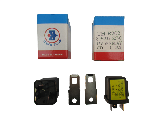 Nkr 2.8L Şarz İkaz Rolesi 87-97 12V ( 5 Pin Siyah )