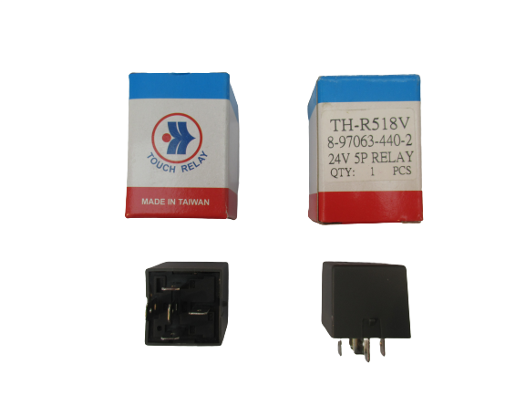 Npr / Nkr 4.3L Şarz İkaz Rolesi 97-06 24V ( 5 Pin 30A Siyah )