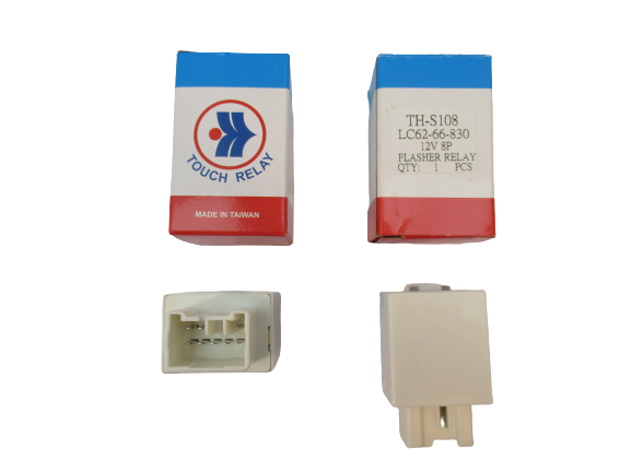 323 Famılıa 00-03 / 626 00-01 / Premacy 01-04 Sinyal Flaşörü 12V ( 8 Pin Beyaz )