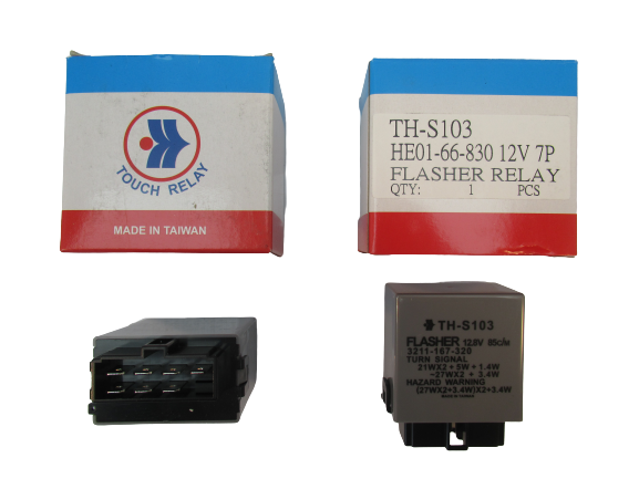 323 Famılıa 95-98 / 626 88-97 Sinyal Flaşörü 12V ( 7 Pin Gri )