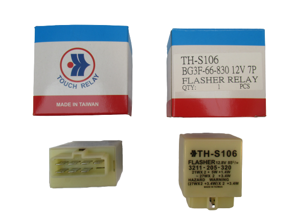 323 Famılıa 95-98 / E2200 98-08 Sinyal Flaşörü 12V ( 7 Pin Beyaz )