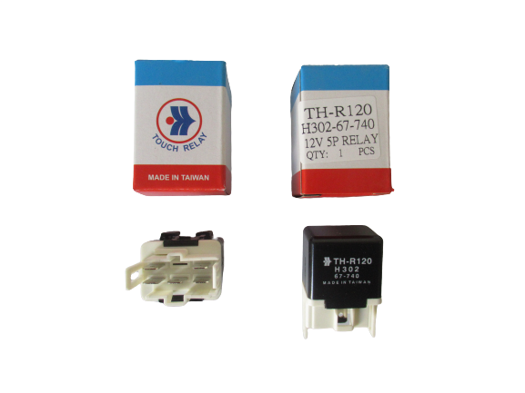 626 88-91 / 929 88-91 Fan Soğutma Rolesi 12V ( 5 Pin Siyah Ucu Beyaz )