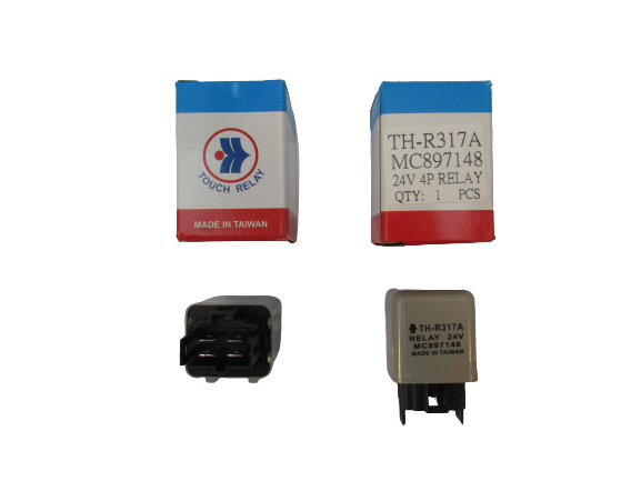 Canter Fe515 / Fe519 / Fe635 / / Fe659 Fan Soğutması + Isıtma Rolesi 24V ( 4 Pin Gri Uc