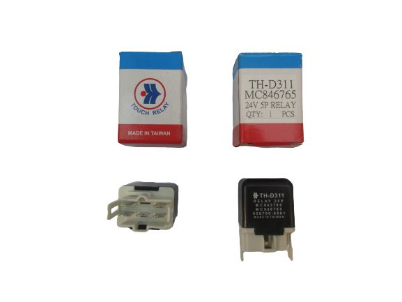 Canter Fe515 / Fe519 / Fe635 / Fe659 Silecek Zamanlama Rolesi 24 V (5 Pin Siyah Ucu B