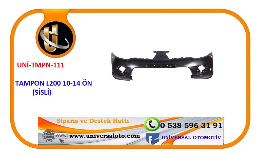 Mıtsubıshı Tampon L200 10-14 Ön (Sisli)