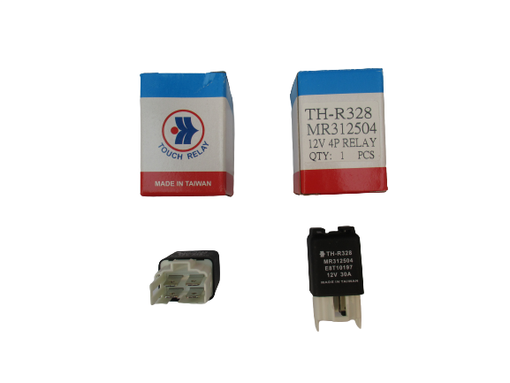 Carısma 95-06 / Pajero Pının 98-03 Motor Kontrol Rolesi 12V (4 Pin 30A Siyah Ucu