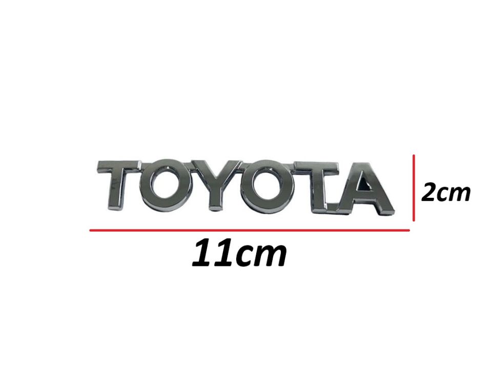 Toyota Yazı Corolla 07-18/Yaris 06-14 Arka (Toyota Yazısı)