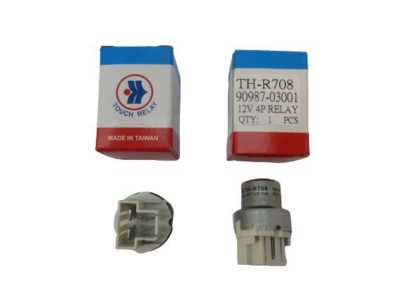 Corolla 88-92 / Cresside 88-92 Fan Roles 12V ( 4 Pin Yuvarlak Aleminyum Ucu Beyaz)