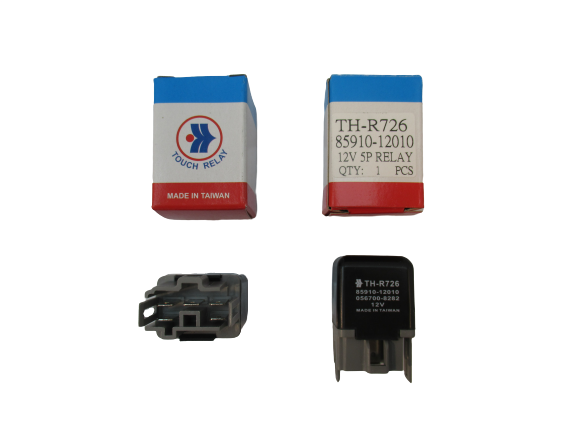 Corolla 88-92 / Corona 92-95 / Carına 96-97 Enjektör Rolesi 12V ( 5 Pin Siyah Ucu)