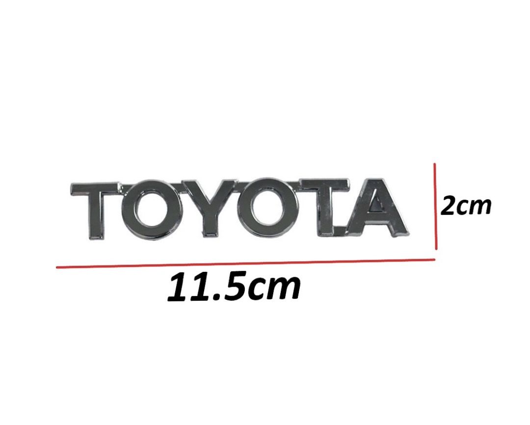 Toyota Yazı Yaris 06-10 Arka (Toyota Yazısı)