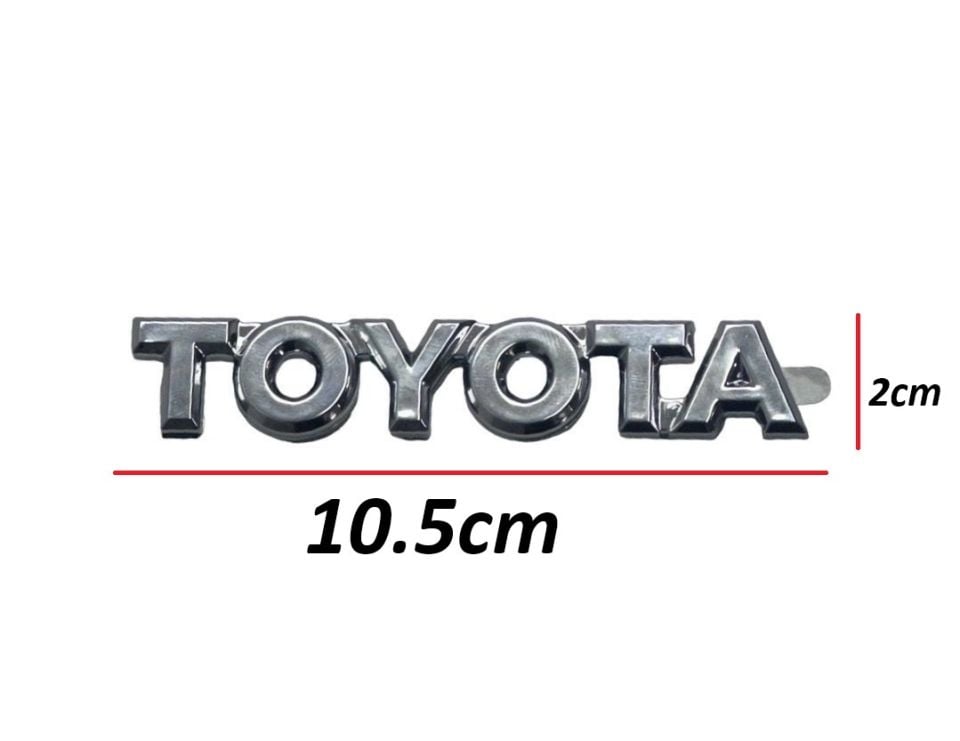 Toyota Yazı Corolla 02-06 Arka (Toyota Yazısı)
