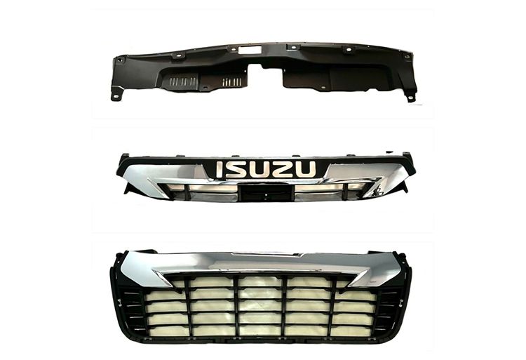 Isuzu Panjur D-max 20-22 Ön (Krom/Siyah)