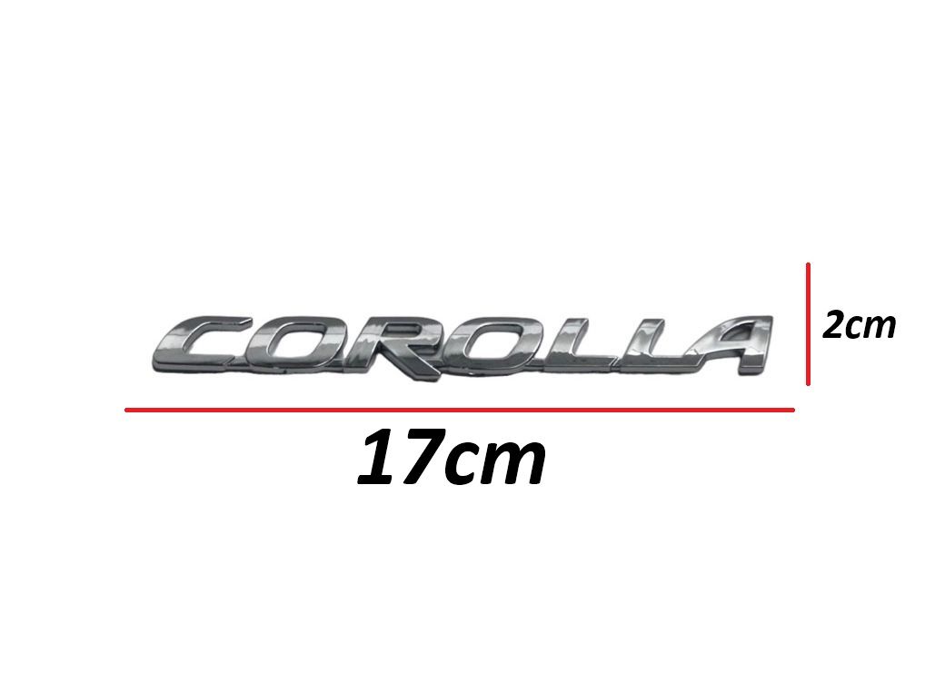Toyota Yazı Corolla 02-21 Arka (Corolla Yazısı)