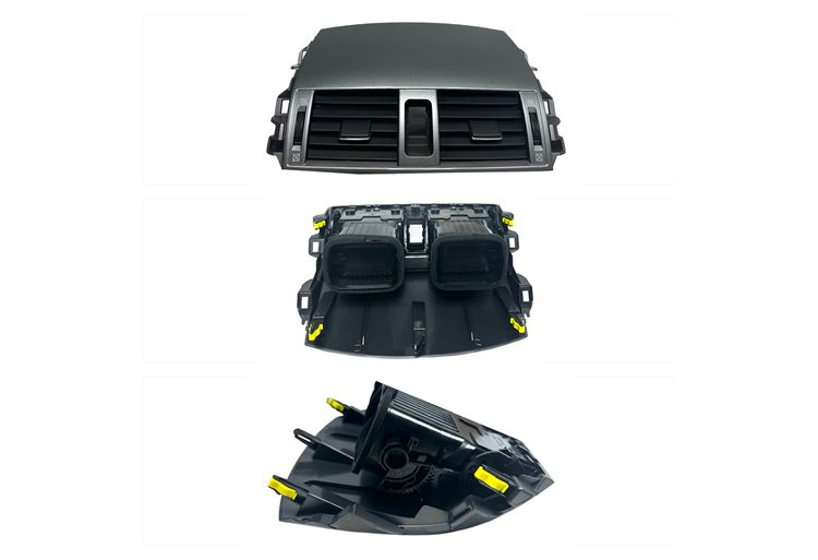 Toyota Izgara Kalorifer Corolla 07-12 Orta (Gümüş Gri)