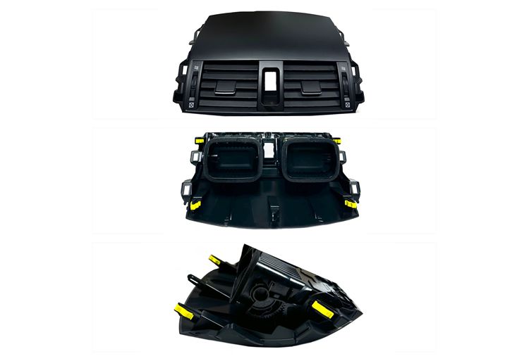 Toyota Izgara Kalorifer Corolla 07-12 Orta (Siyah)